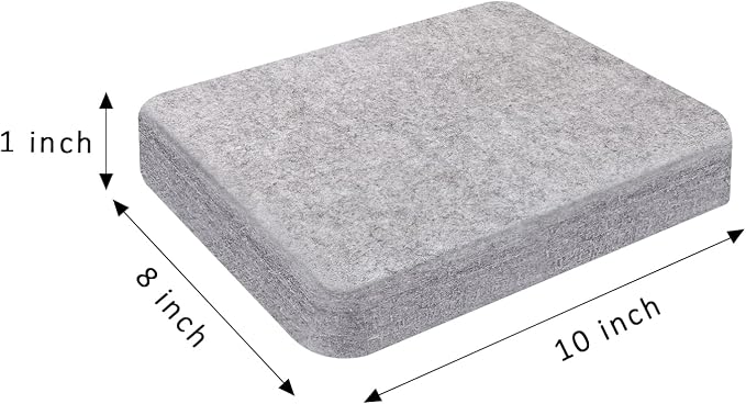 FCENDS Needle Felting Pad, 100% Natural Wool, Thick and Firm Felt Base - Image 3