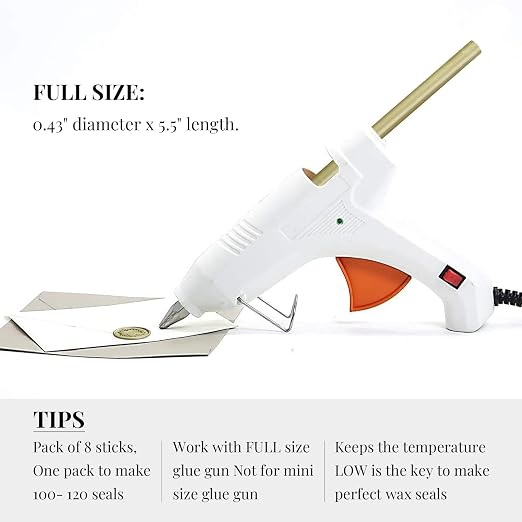 UNIQOOO Mailable Glue Gun Sealing Wax Sticks - Image 6