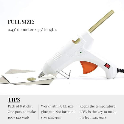 UNIQOOO Mailable Glue Gun Sealing Wax Sticks - Image 6