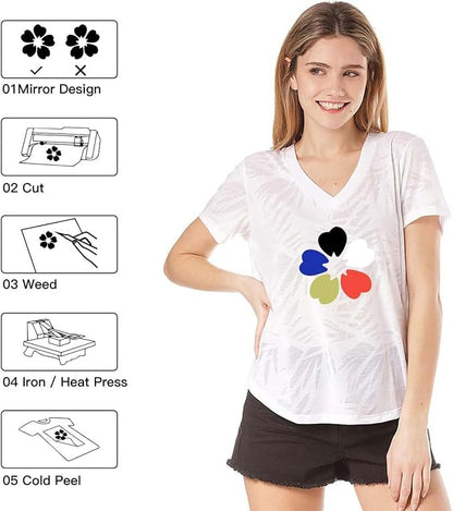 HTVRONT HTV Roll Heat Transfer Vinyl - Image 7