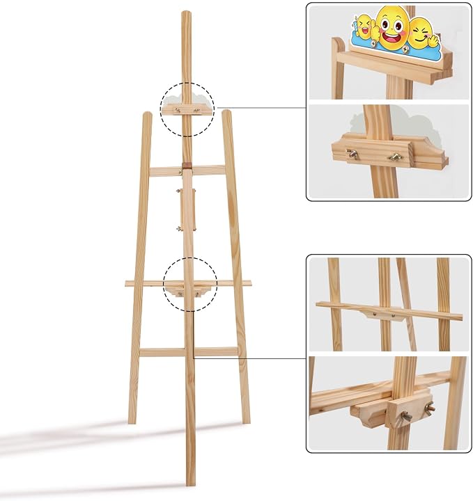 Wooden Easel Stand for Sign and Painting - Image 6