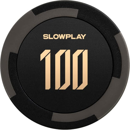 SLOWPLAY Godel Clay Poker Chips, 14 Grams Heavyweight Clay Composite, 40mm by SLOWPLAY