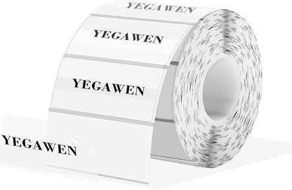 Transparent Thermal Labels Stickers, 2.25 x 1.25 Inch Clear Labels, by Unknown