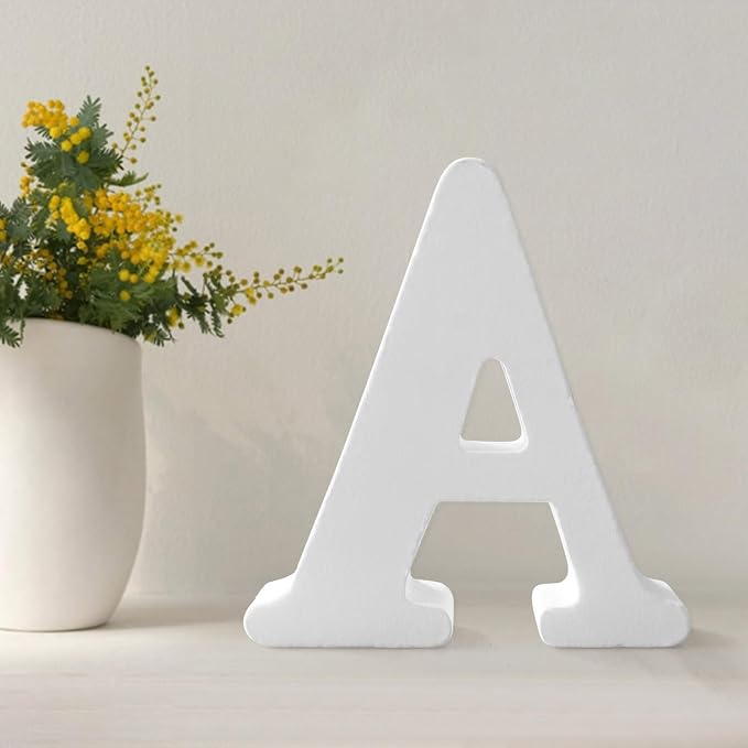Wood Letters 4.3 Inch, Wooden Letters by UVEPBSMN