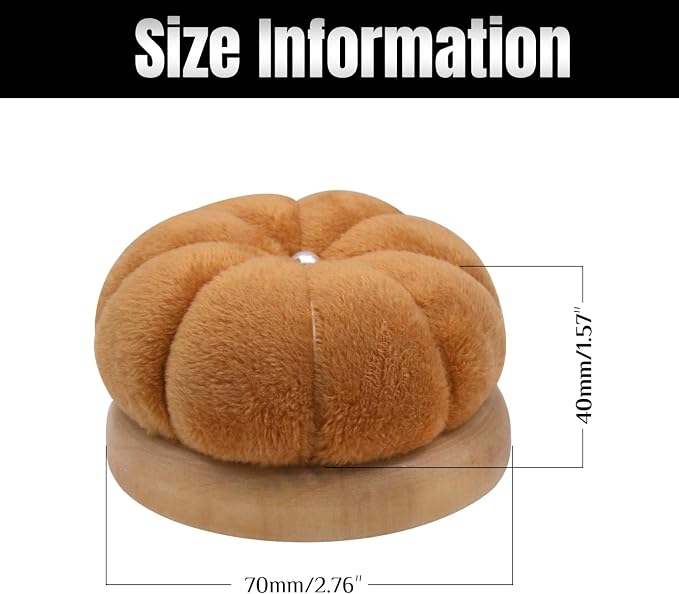 Uxney Pin Cushion, Wooden Sewing Pin Cushion Pincushion Needle Cushion - Image 2