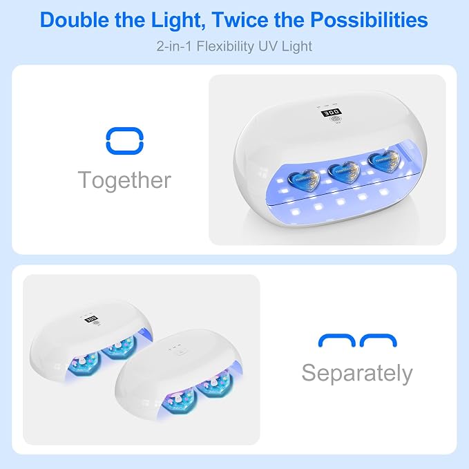 PUWANJILI UV Light for Resin, 360° Ring Dual-Layer & Adjustable Time Setting UV - Image 6