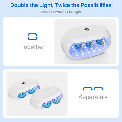PUWANJILI UV Light for Resin, 360° Ring Dual-Layer & Adjustable Time Setting UV - Image 6