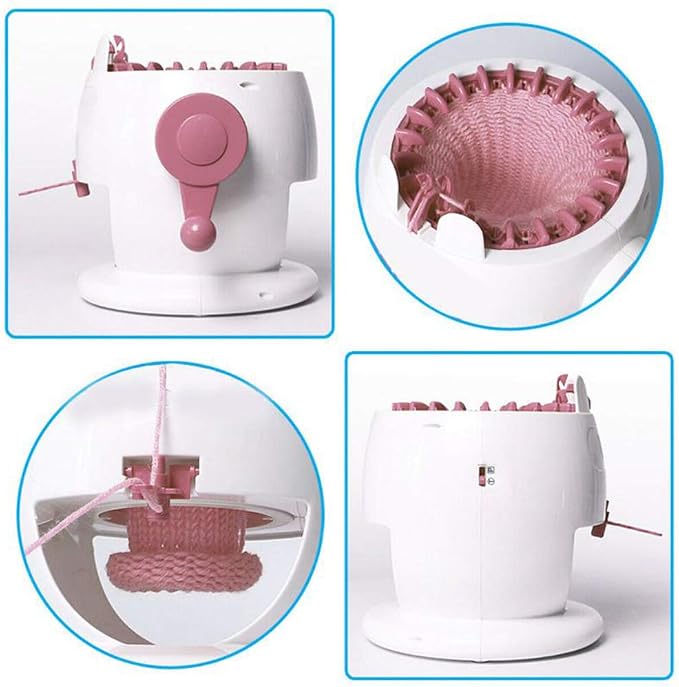 Umootek Sentro Knitting Machine, Knitting Board Rotating Double Loom, Smart - Image 2