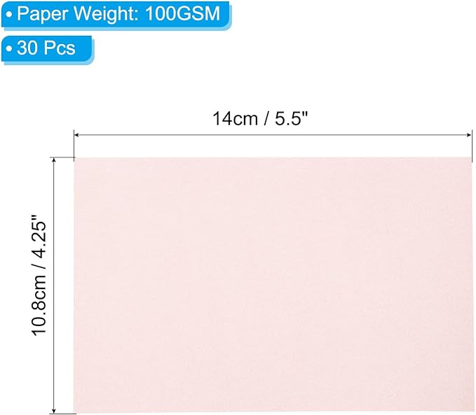 PATIKIL 30 Sheets Vellum Paper 4.25x5.5, Vellum Paper Printable Translucent - Image 2