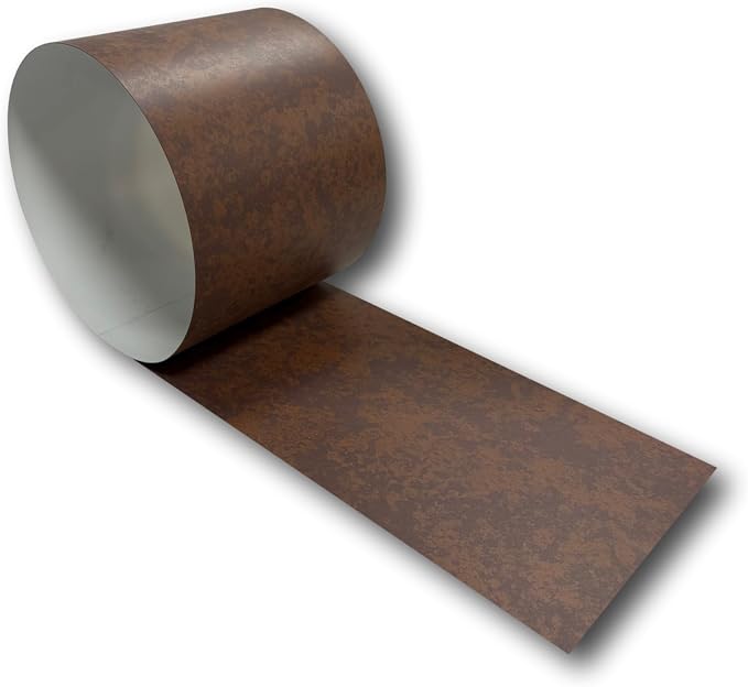 Eagle 1-24 Gauge KYNAR 500 Sheet Metal Flashing Rolls-10 FT Long-Heavy by EAGLE1