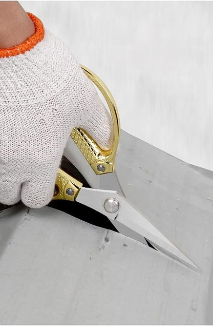Yellow Office Scissors -Heavy Duty & All Purpose, Stainless Steel - Image 6