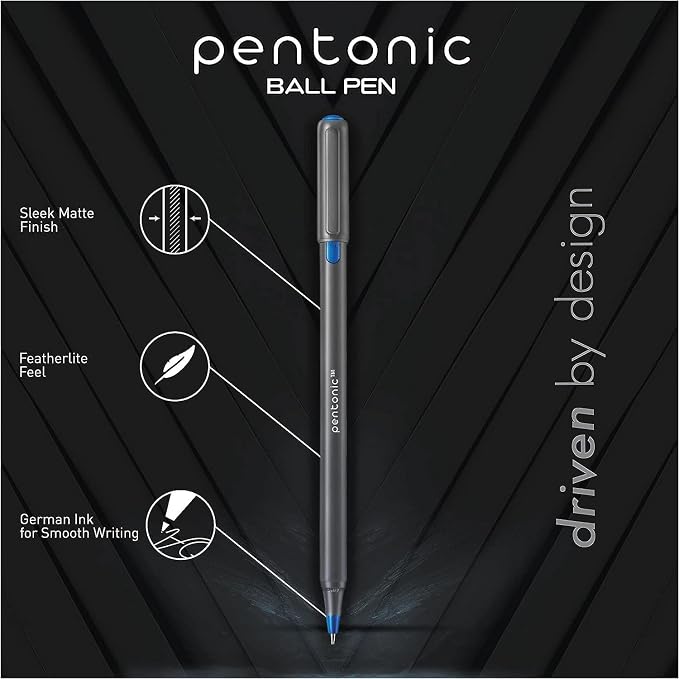linc Pentonic Premium Ball Point Pen 1.0 mm Medium Point, Easy Flow Ink - Image 2