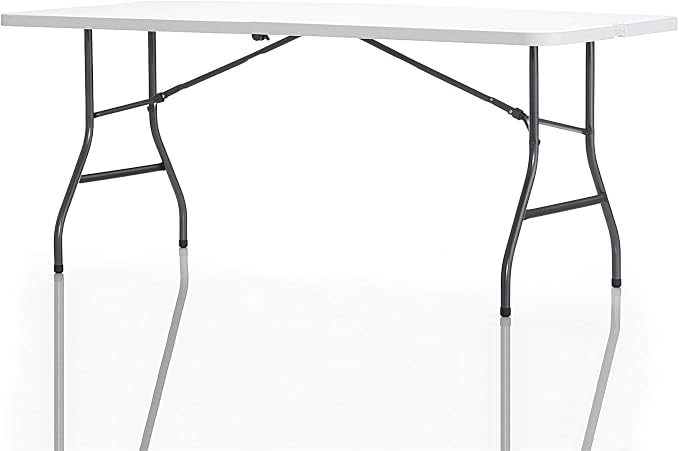 Cosco 6ft Fold-in-Half Blow Molded Folding Table, Indoor/Outdoor, Comfort Handle - Image 6