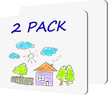 White Board Dry Erase Boards Classroom Pack Mini White Boards 9" x12” Double by fwipiyo