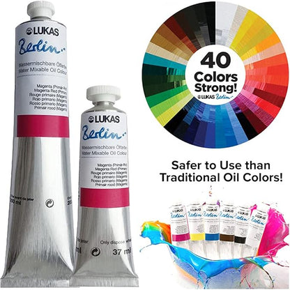 Lukas Water Mixable Oil Paint - Image 2