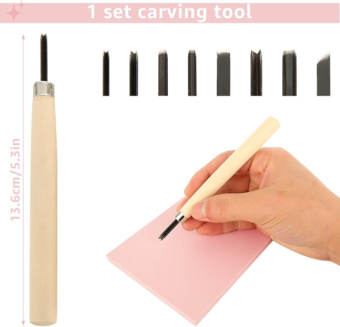10 Pack Rubber Stamp Making Kit - Image 3
