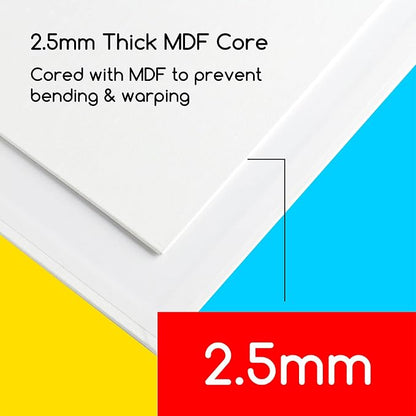 MEEDEN 12-Pack Canvas Boards for Painting, 16 × 20 Inches Blank White Canvas - Image 3