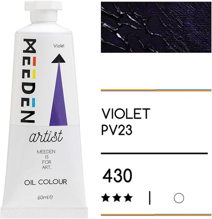 MEEDEN Artist Grade Oil Paint: Violet - 60ml/2oz Tube - Professional Art Paints - Image 2