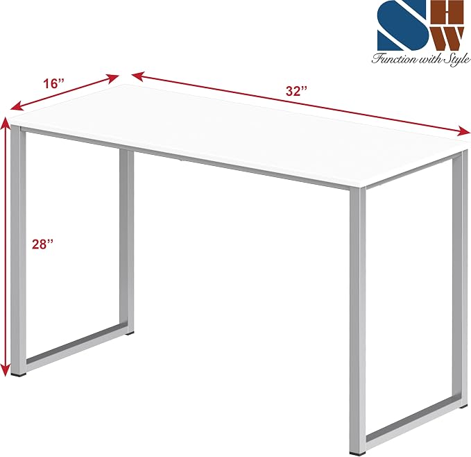SHW Mission 32-Inch Home Office Computer Desk - Image 3