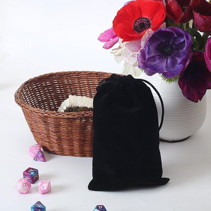 HRX Package 20pcs Velvet Drawstring Bags, 5x7 inches Velvet Pouches - Image 7