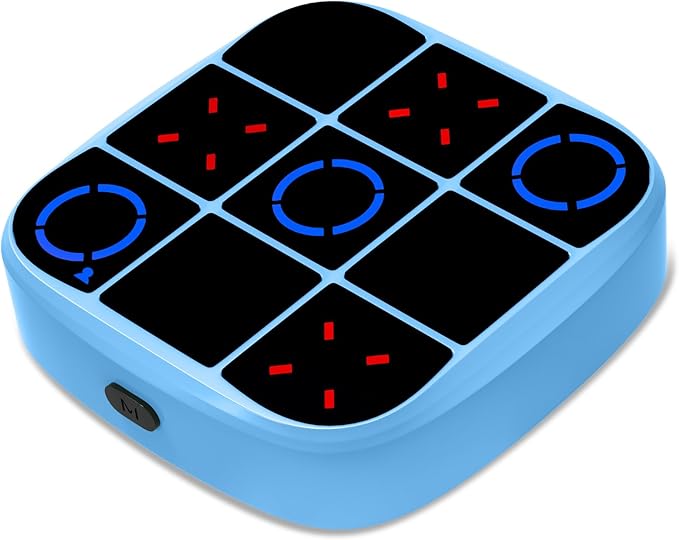 Tic-Tac-Toe Bolt Game, 4-in-1 Handheld Puzzle Games Console, Electronic by KOQQQ