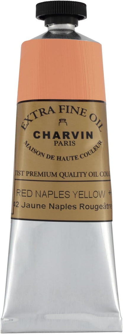 Charvin Extra Fine Oil Paint, Naples Yellow Reddish 60 mL - Image 2