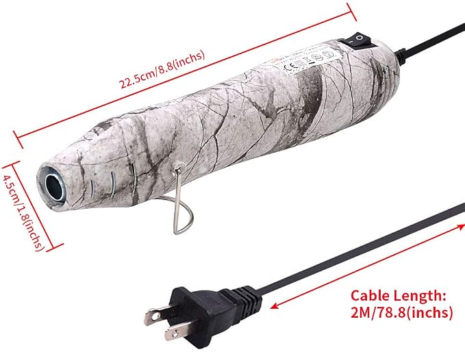 mofa Resin Heat gun, 6.6ft Cable 300W Heat Gun - Image 2