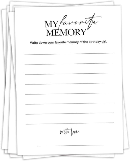 Birthday Party Games, My Favorite Memory, Fun Birthday Game by sahjzk