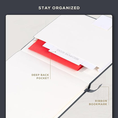 Beechmore Books Square Sketchbook – 8x8 Premium Vegan Leather Bound Large - Image 4
