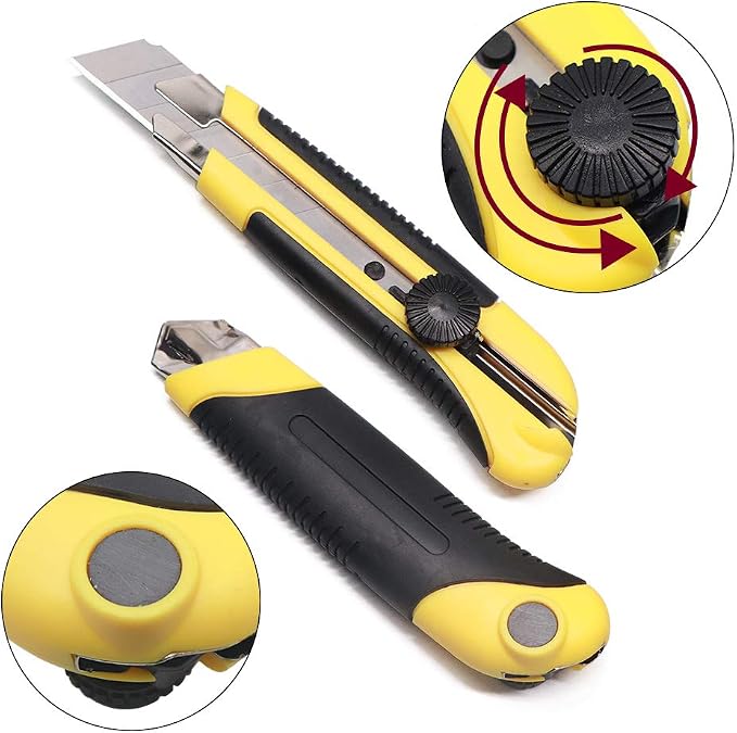 24 Pack Utility Knife, Retractable Box Cutter - Image 6