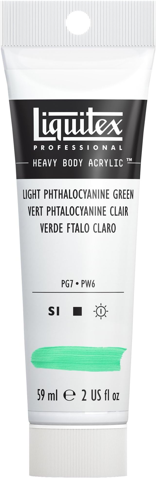 Liquitex Professional Heavy Body Acrylic Paint, 2-oz Tube, Light Phthalocyanine by Liquitex