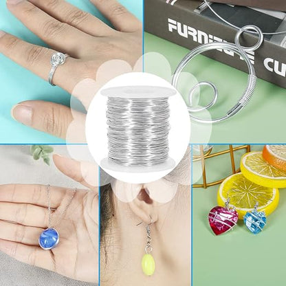 Tenn Well 20 Gauge Jewelry Wire, 328 Feet 0.8mm Bendable Aluminum Craft Wire - Image 5