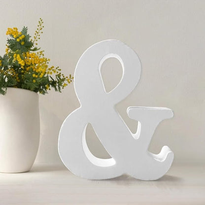 Wood Letters 4.3 Inch, Wooden Letters by UVEPBSMN