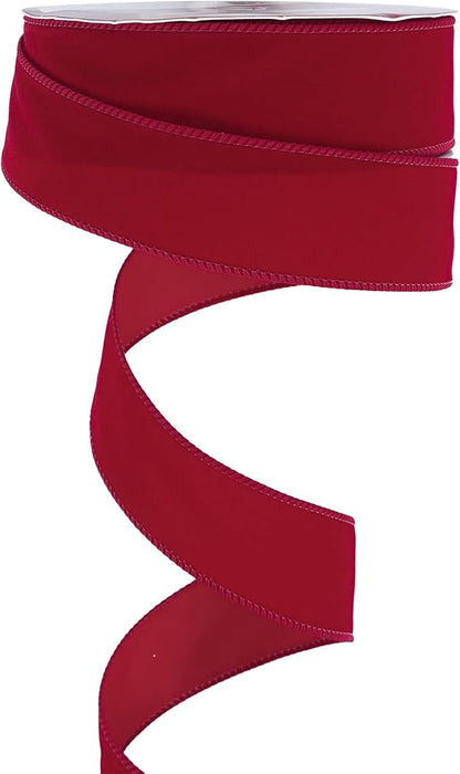 MEEDEE 1.5 Inch Velvet Wired Ribbon by MEEDEE