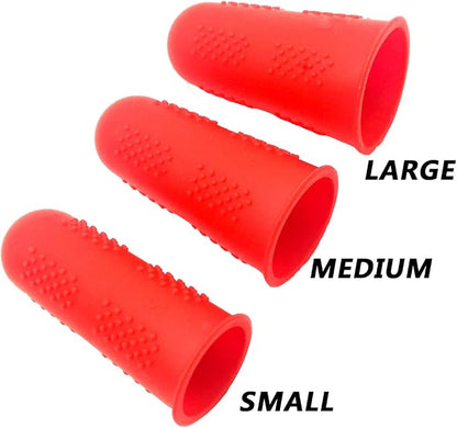 15 Pack Silicone Hot Glue Gun Finger Caps, 5 colors Finger Guard Protectors or - Image 3