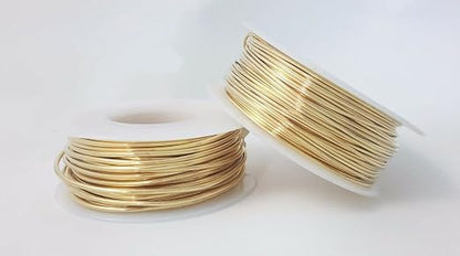 16 Gauge, Jeweler's Brass Wire, Round Dead Soft CDA #230 Alloy Jewelry Grade - - Image 5