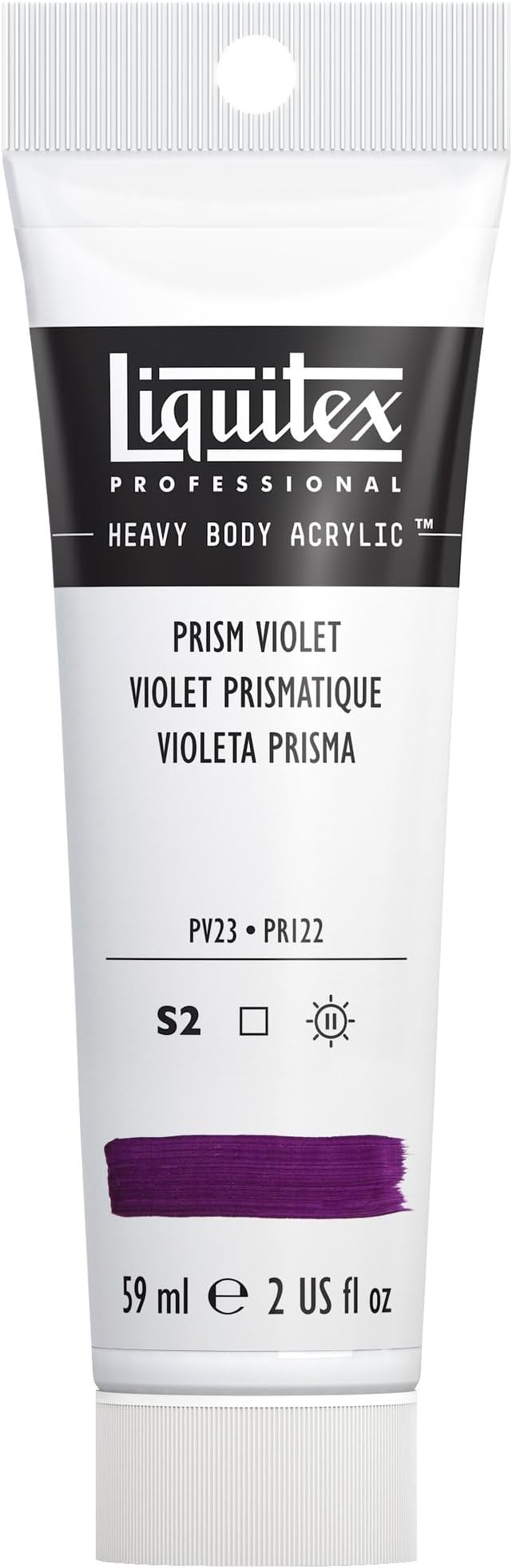Liquitex Professional Heavy Body Acrylic Paint, 2-oz Tube, Prism Violet by Liquitex