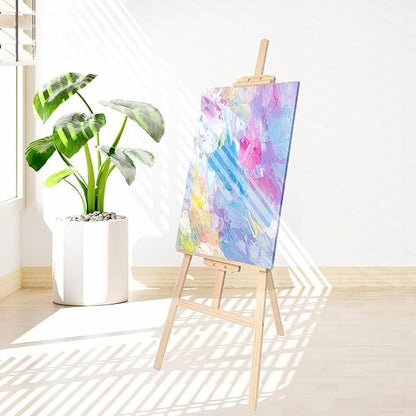 Wooden Painting Easel Stand, Adjustable＆Folds Flat - Image 7