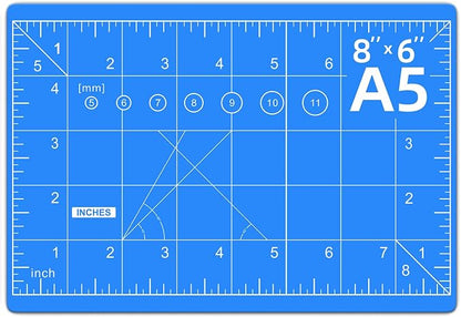 DIYSELF Cutting Mat 8in×6in, Self Healing Cutting Mat, A5 Rotary Cutting Mats by DIYSELF