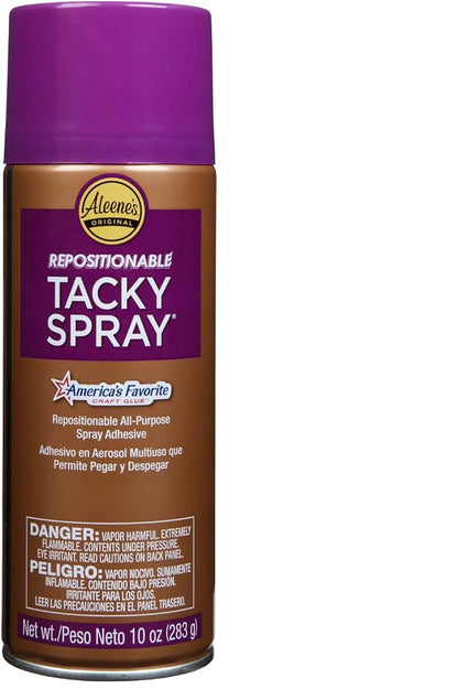 Aleene's Repositionable Tacky Glue Spray, All-Purpose, Temporary Bond Adhesive by Aleenes