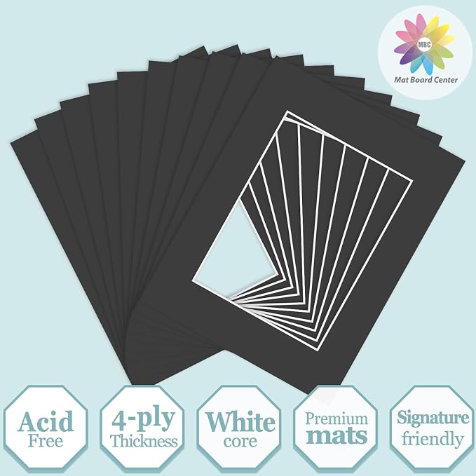 MBC MAT BOARD CENTER, 10 Pack 8.5X11 - Image 2