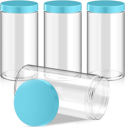 SATINIOR 12 Pack 32 oz Plastic Container Jars - Image 2