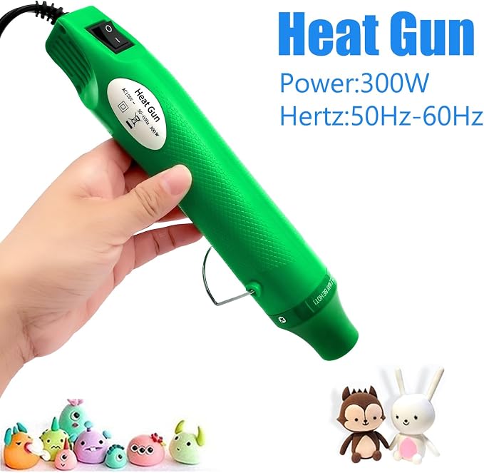 Heat Gun, Mini Hot Air Gun for DIY Crafts Portable Heat Air Gun Tool for - Image 6
