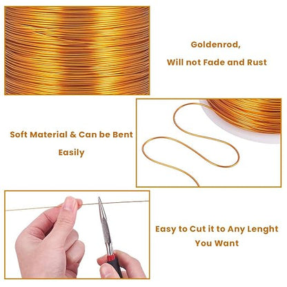 BENECREAT 20 Gauge 770FT Aluminum Wire Anodized Jewelry Craft Making Beading - Image 2