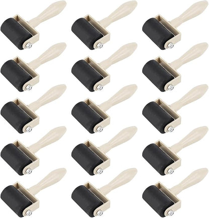 15Pcs Printmaking Brayer Rubber, Relief Printing Brayers Plastic Brayer Brayer by Unknown