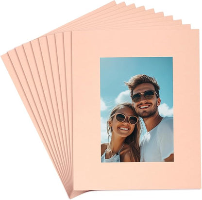 uxcell 10Pcs Picture Mats, 8 x 10 Mat Board Center by uxcell