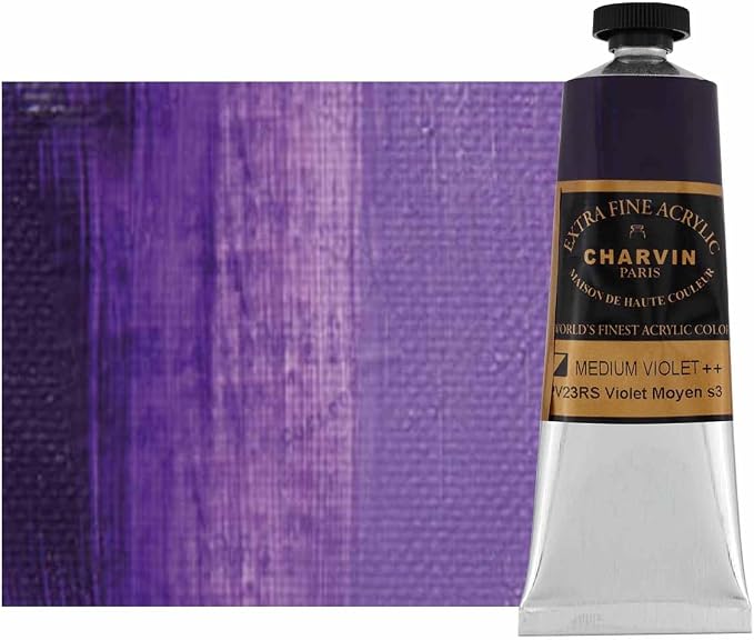 Charvin Extra Fine Professional Acrylic Paint - Image 2