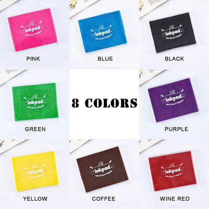 GTLZLZ Large Ink Pad for Rubber Stamps, Fingerprint Ink Pad for Paper, - Image 4