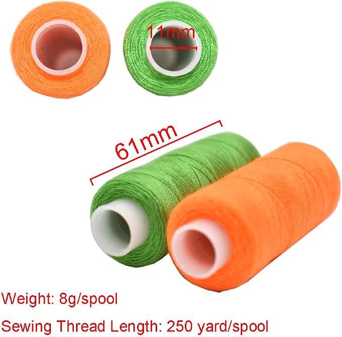 Sewing Thread 60 Colors Sewing Industrial Machine and Hand Stitching Cotton - Image 2