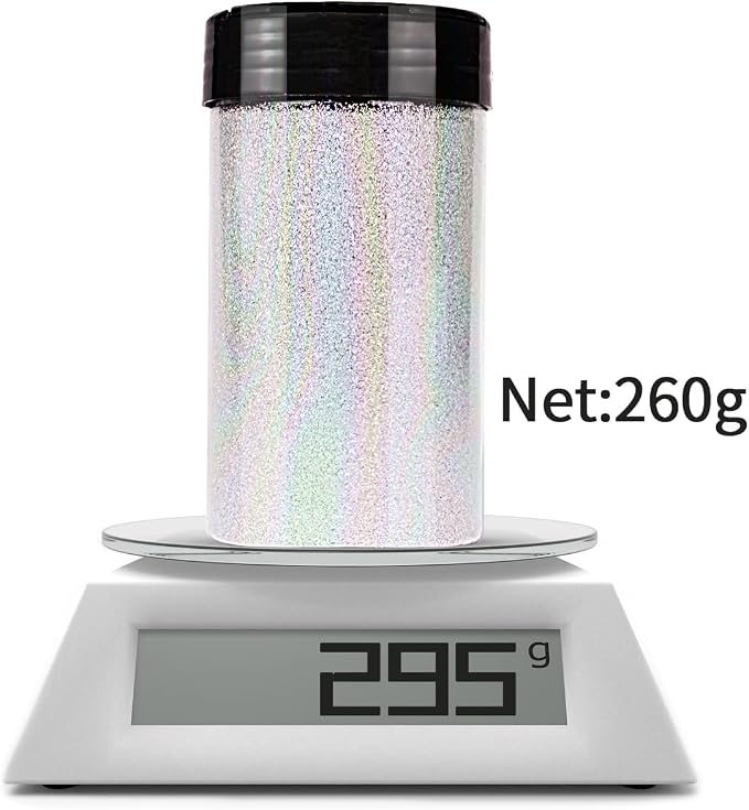 High Capacity 260g Iridescent Fine Glitter, Shaker Bottle Fine Glitter - Image 3